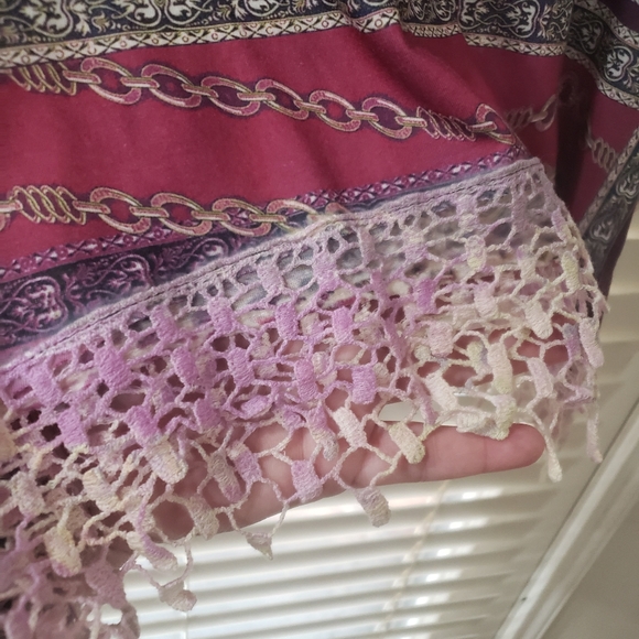 Mushbaby sienna rose m antique jewelry pattern 3inch embroidery hems long … - Picture 3 of 8